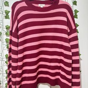 Target red/pink sweater